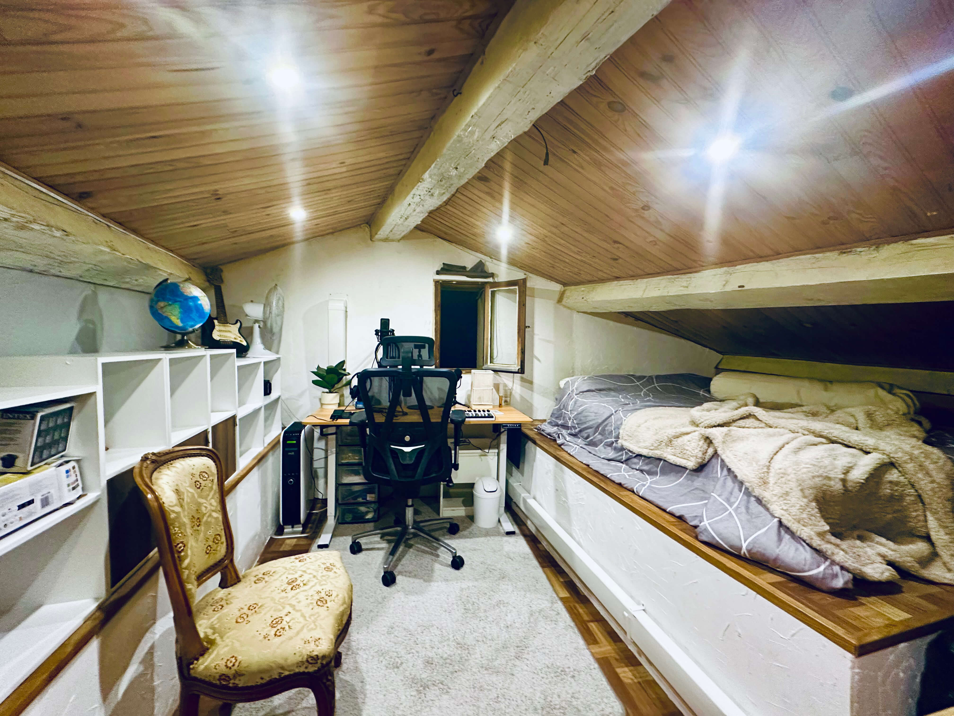 Le Nid · vue large du loft